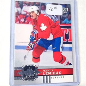 Mario Lemieux Upper Deck Team Canada Hockey 2017/18 Card #133